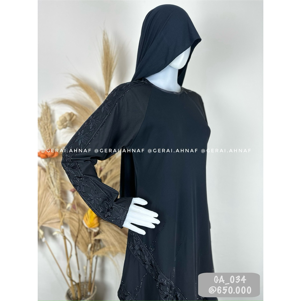 GA_034 / ABAYA ORI SAUDI / ABAYA ARAB SAUDI / ABAYA IMPORT SAUDI / ABAYA ORIGINAL / ABAYA ASLI SAUDI