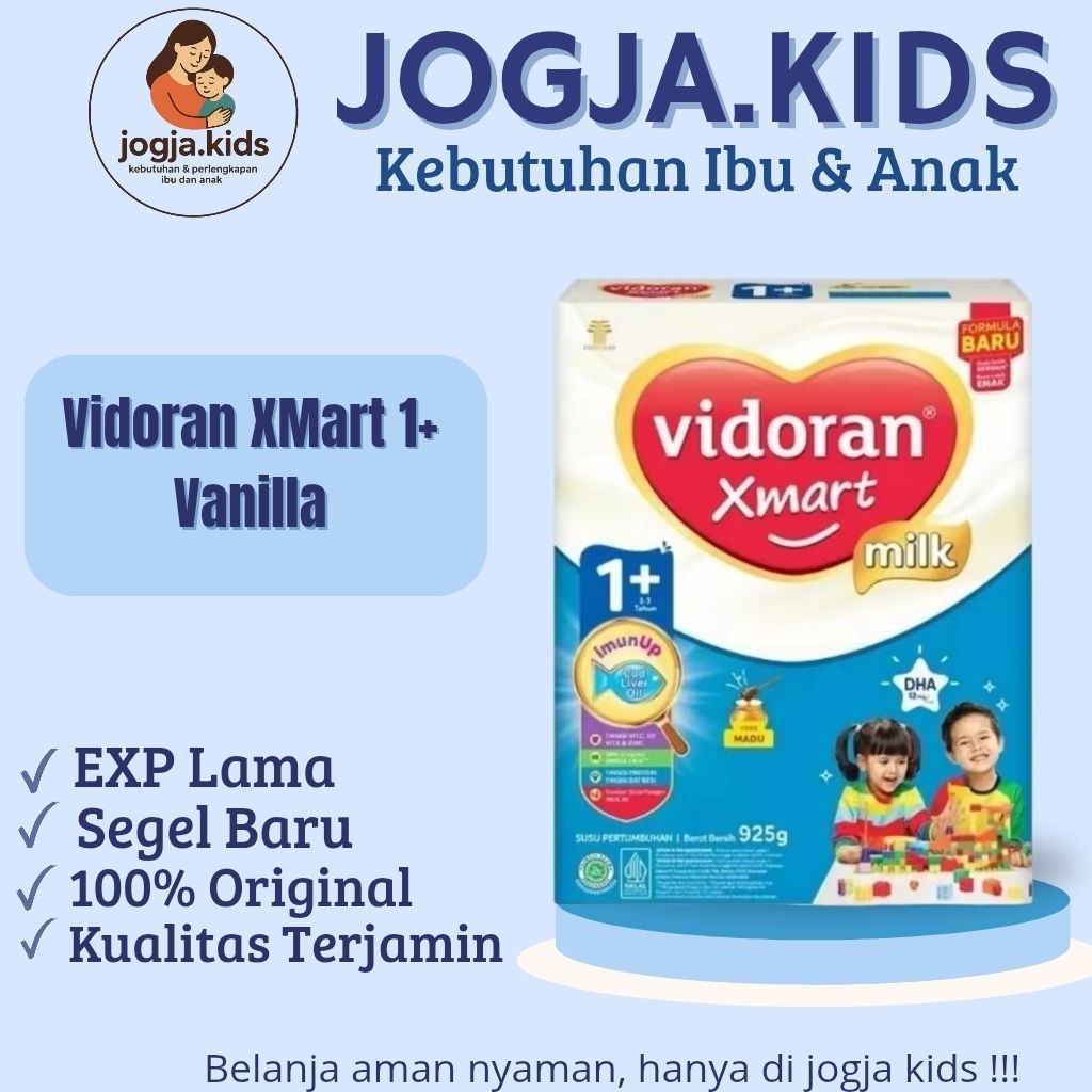 

[LANGSUNG KIRIM - TERMURAH] VIDORAN XMART1+ 925 gram VANILA ED 2027 COD INSTAN TANPA PO