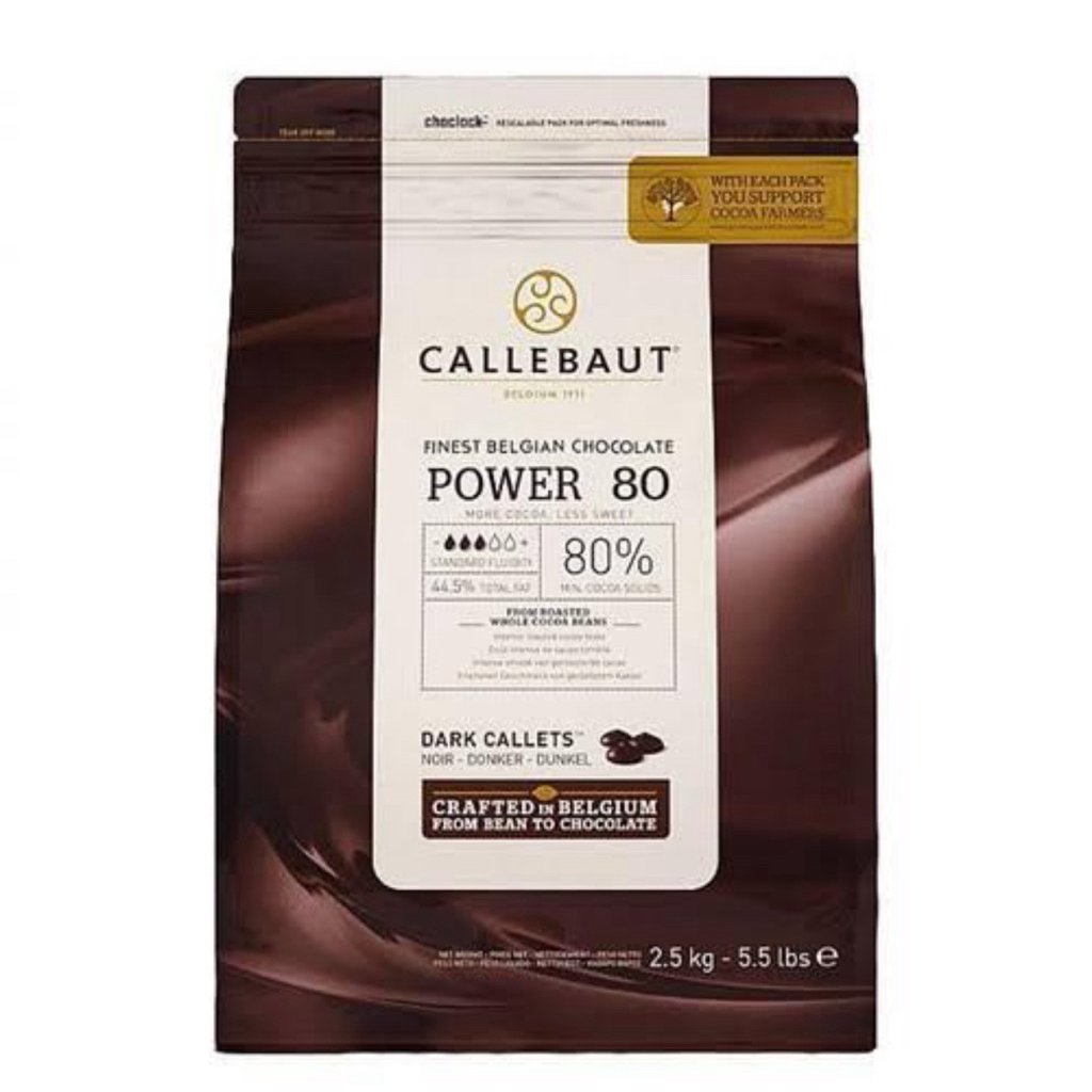 

CALLEBAUT DARK CHOCOLATE POWER 80 300 GR