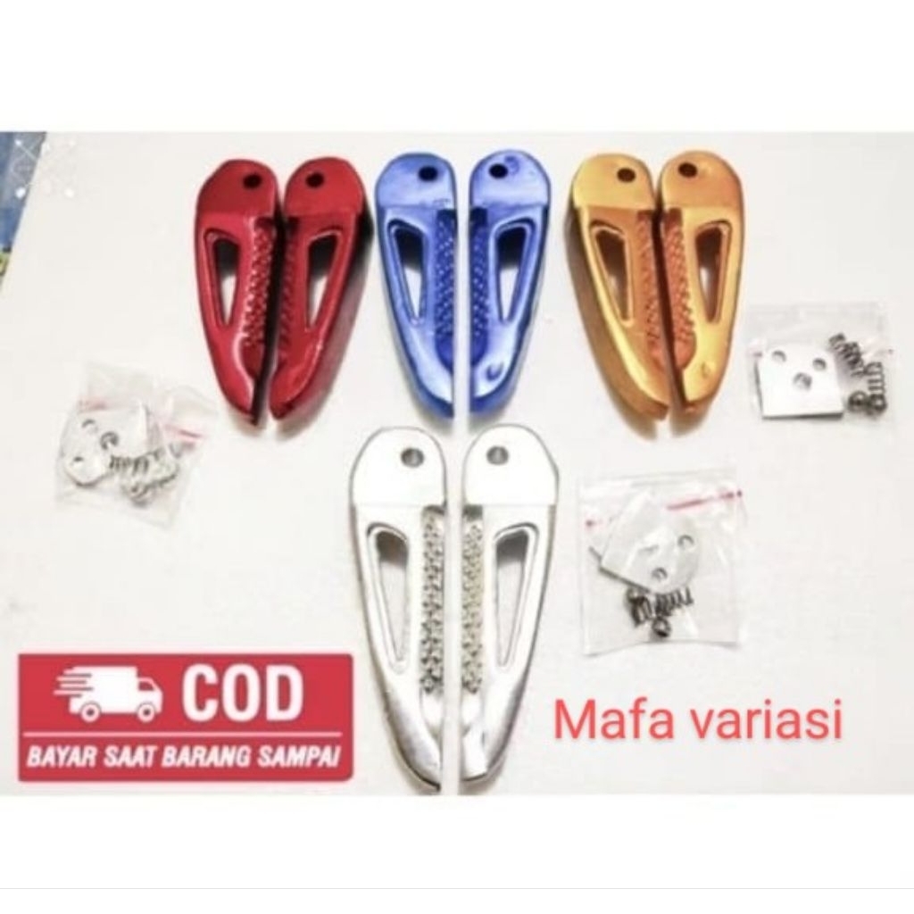 step belakang pijakan kaki Honda Scoopy beat Vario footstep belakang pijakan kaki honda Scoopy beat 