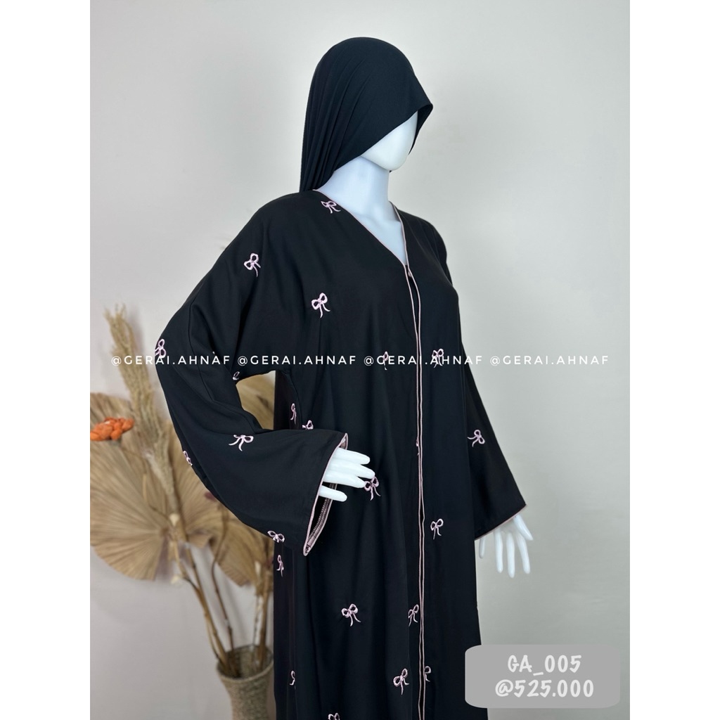 GA_005 / ABAYA ORI SAUDI / ABAYA ARAB SAUDI / ABAYA IMPORT SAUDI / ABAYA ORIGINAL / ABAYA ASLI SAUDI