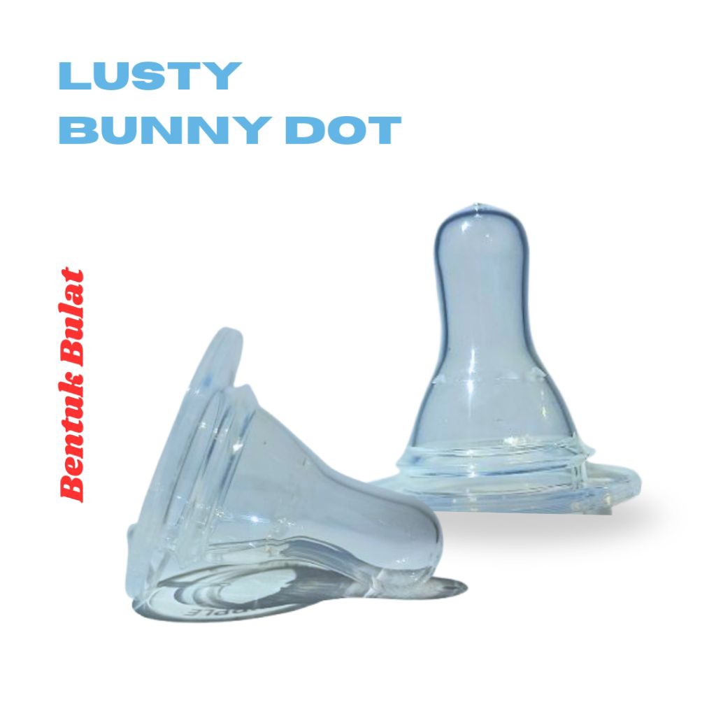 Lusty Bunny Dot Silicone Nipple Bulat/Reguler
