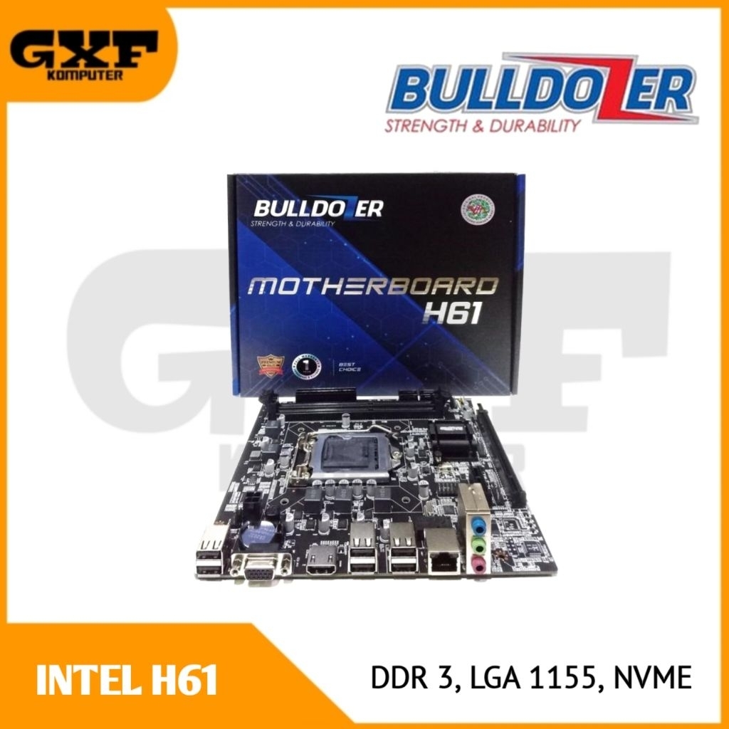 Motherboard Bulldozer H61 LGA 1155 NVME