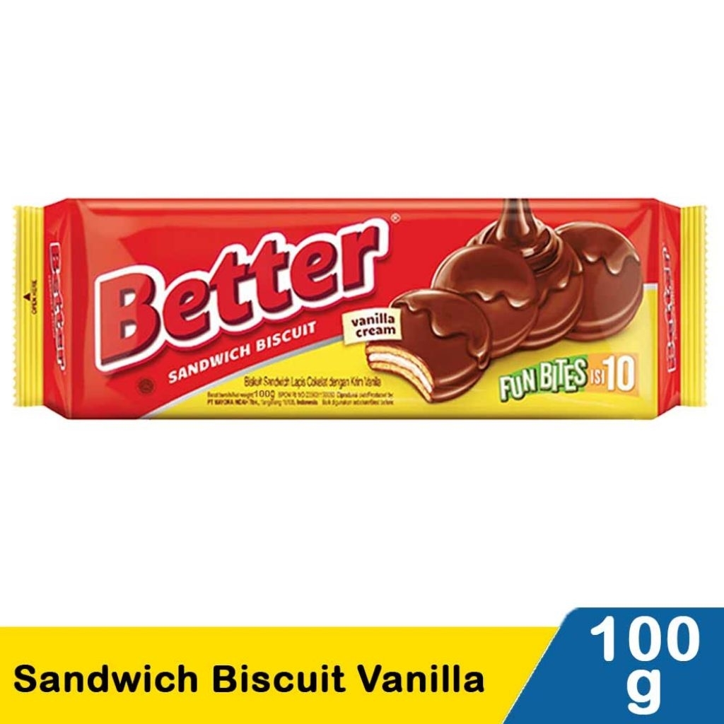

better sandwich biscuit vanilla 100g