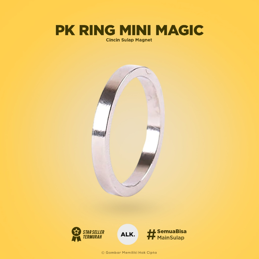 PK Ring Mini Magic (Cincin Mainan Sulap , cincin magnet)
