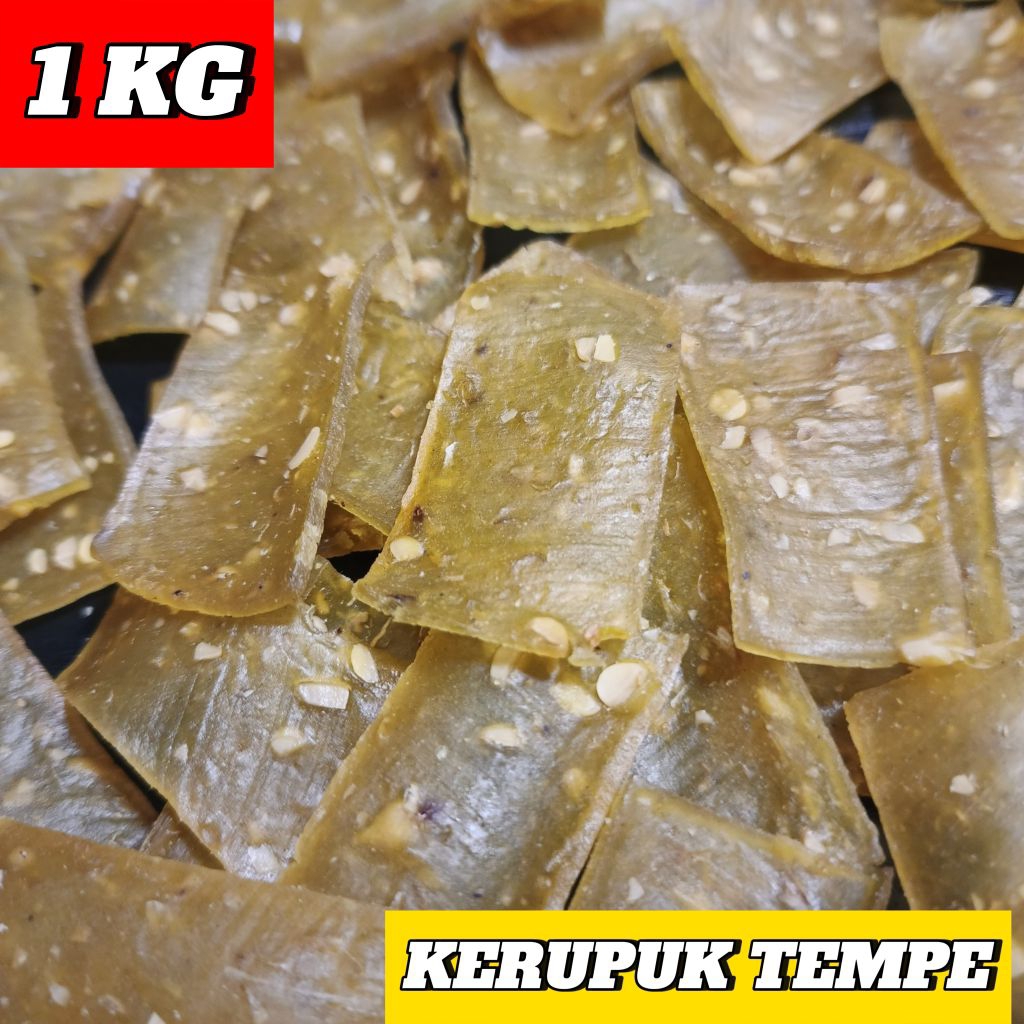 

Kerupuk Tempe Kemasan 1 KG Kerupuk Mentah Tempe Original Banyuwangi