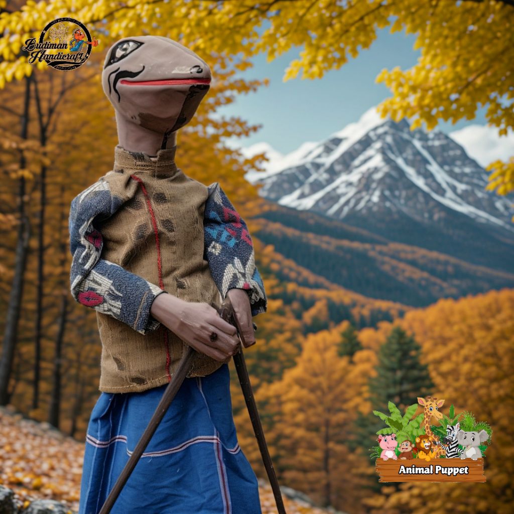 Wayang Golek Binatang Karakter Komodo