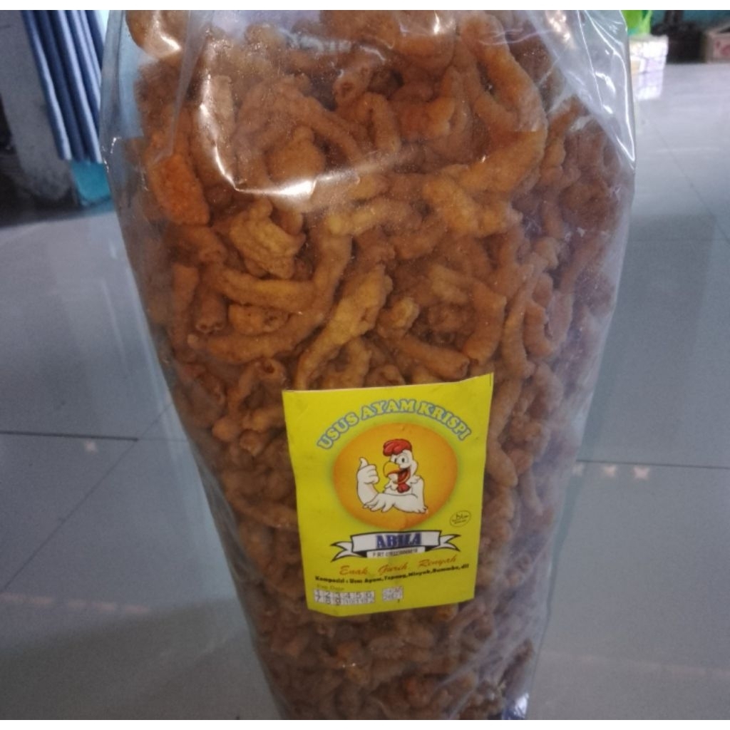 

1 kg KRIPIK usus crispy original terenak, terlaris dan termurah
