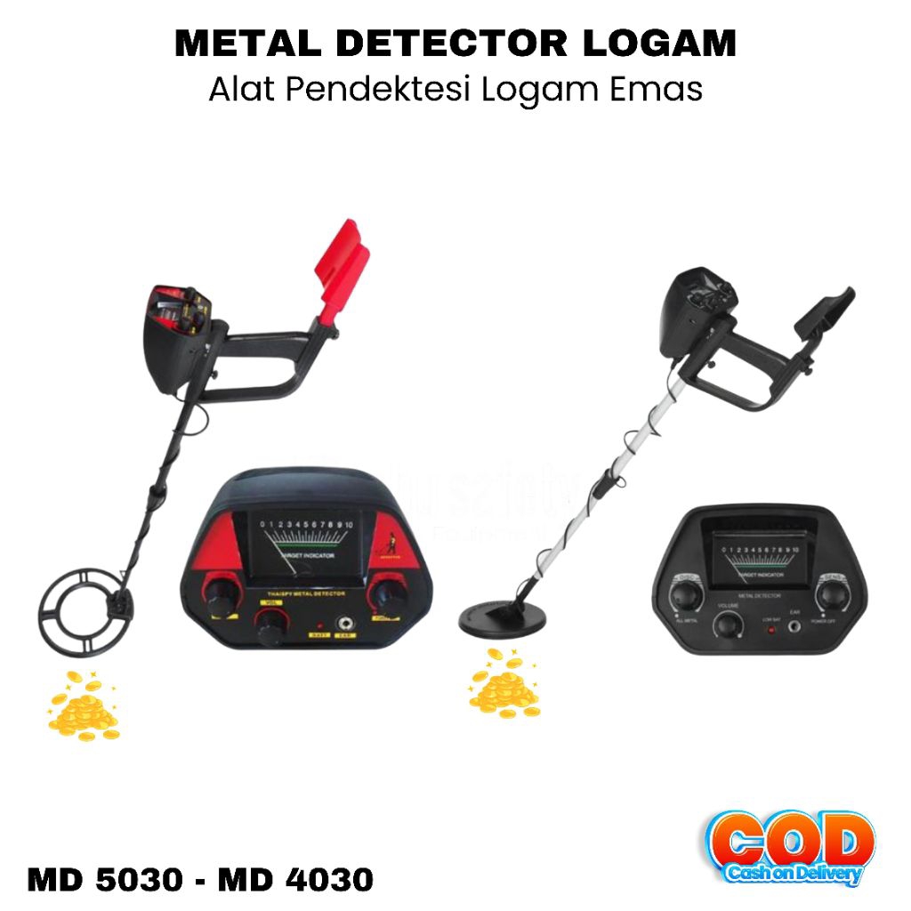 ALAT PENDETEKSI LOGAM EMAS PERAK / METAL DETECTOR LOGAM EMAS BERKUALITAS 100%