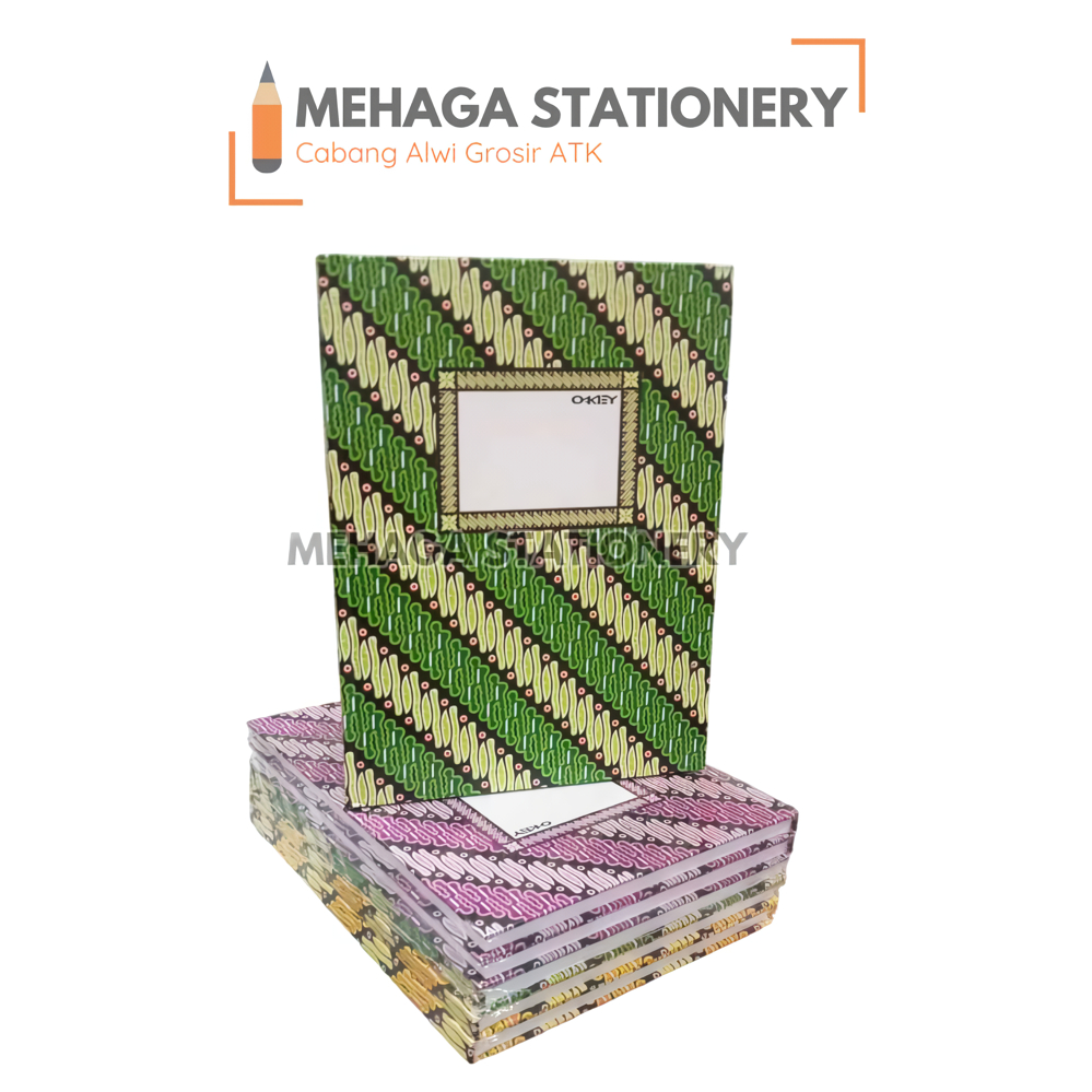 

BUKU HARDCOVER KWARTO (21 x 16 CM) OKEY 100 LEMBAR | 1 PCS