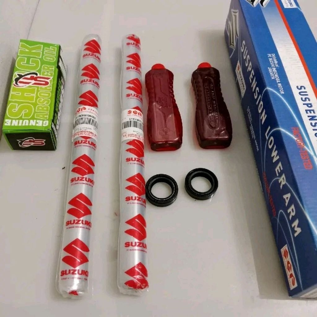 As Shock Depan+Sil+Oli Suzuki Smash New Smash Titan Komplit