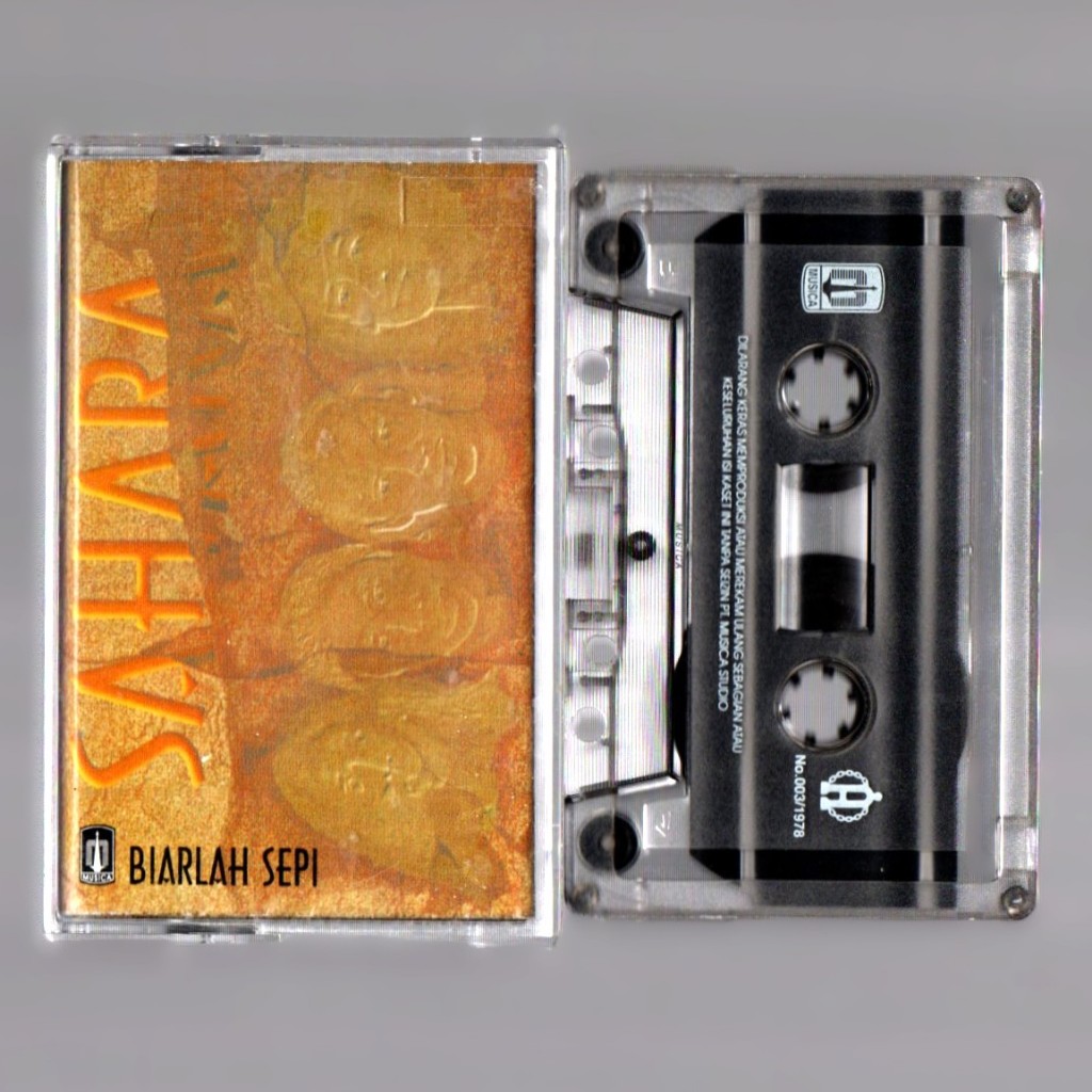 Kaset Pita Band Indonesia - Sahara // Biarlah Sepi - Tape Tested