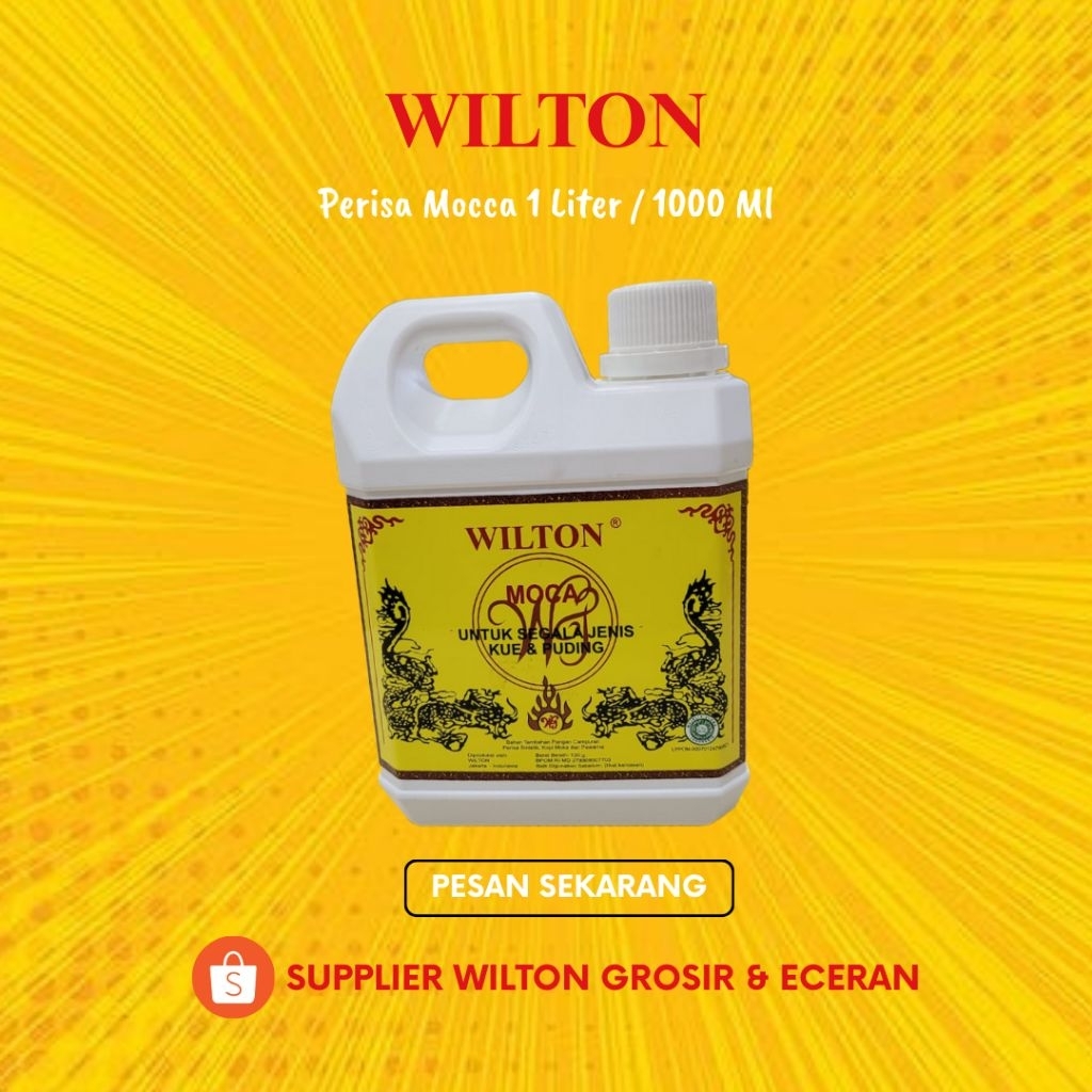 

Wilton Mocca 1 liter/ 1000 ml – Perisa Kue, Puding, Minuman & Dessert