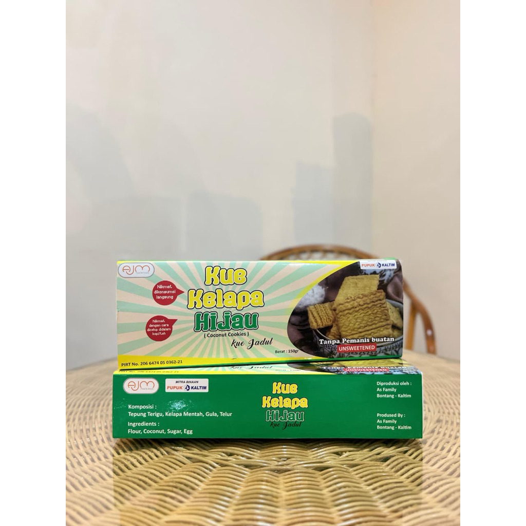 

Kue Kelapa Hijau 150gr – Coconut Cookies Kue Jadul Oleh-oleh Khas Kalimantan Timur