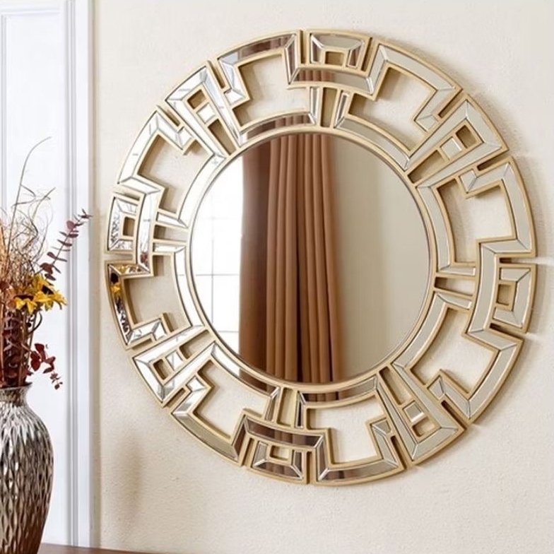 MIRROR DECORATION CERMIN HIAS RUANG TAMU CERMIN DINDING MINIMALIS CERMIN DINDING LIST KACA