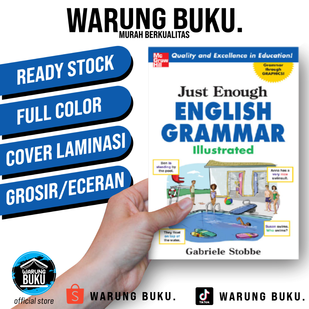 

Buku Just Enough English Grammar Illustrated