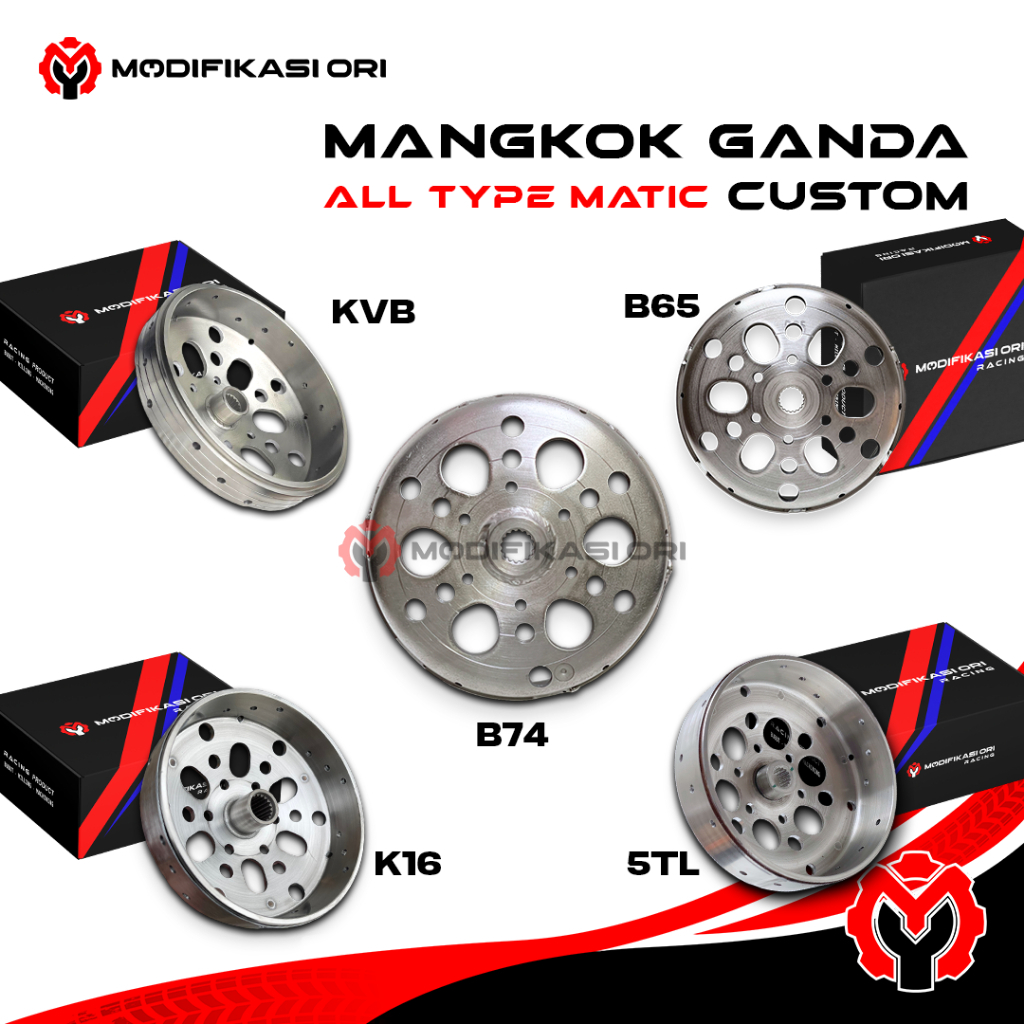 Mangkok Kartel Custom Mangkok Kampas Ganda Racing BEAT FI ESP Mangkok Kampas Ganda CARTEL Beat Scoop