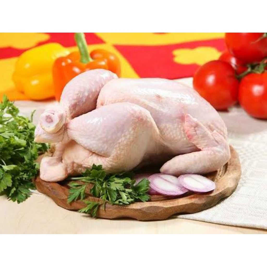 

AYAM KAMPUNG BEKU SEGAR Ayam kampung asli dengan tekstur lebih kenyal dan rasa gurih alami. Cocok untuk sup, gulai, dan masakan tradisional.