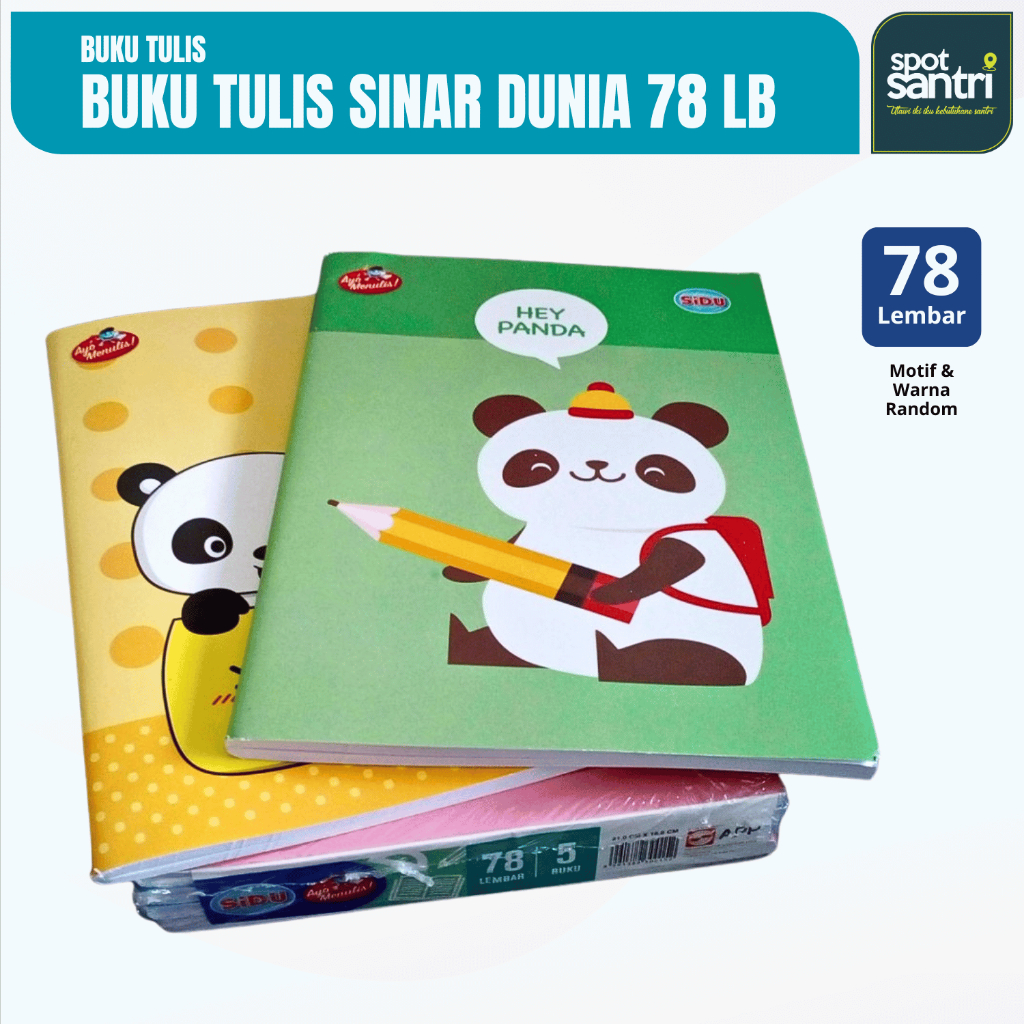 

Buku Tulis SIDU 78 Lembar | Buku Sinar Dunia per [PCS]