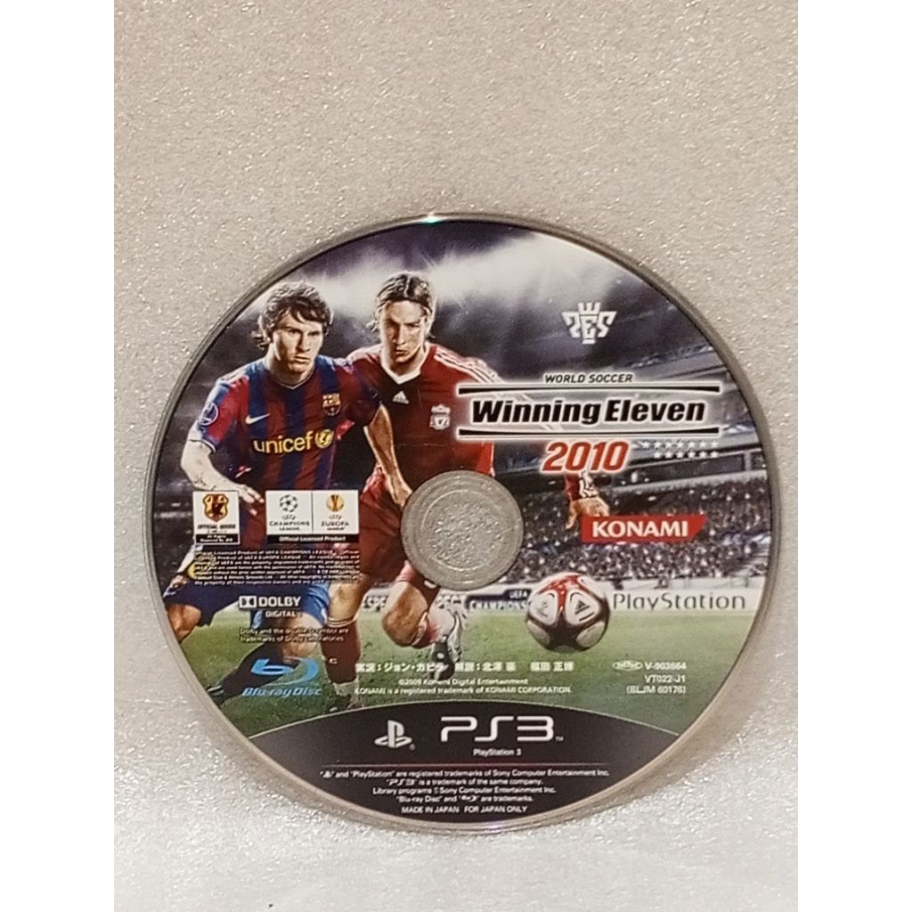 KASET PS 3 SECOND WINNING ELEVEN 2010