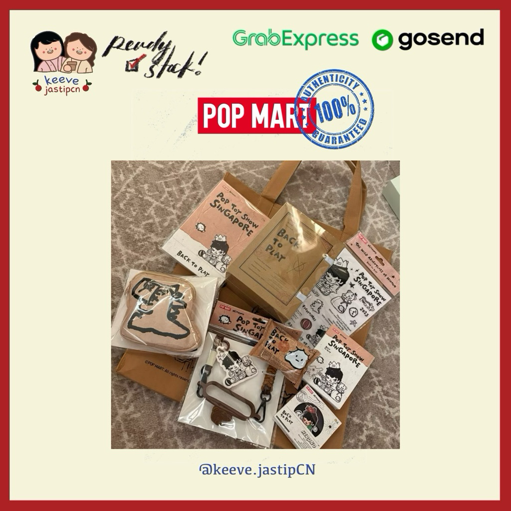

<READY STOCK> POP TOY SHOW SINGAPORE POPMART BACK TO PLAY HIRONO GOODIE BAG