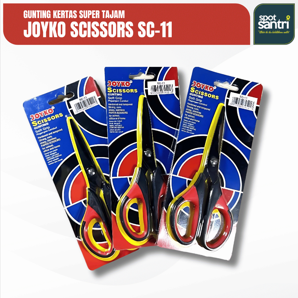 

Gunting Joyko SC-11 | Scissors Gunting Kertas Super Tajam Original [PCS]