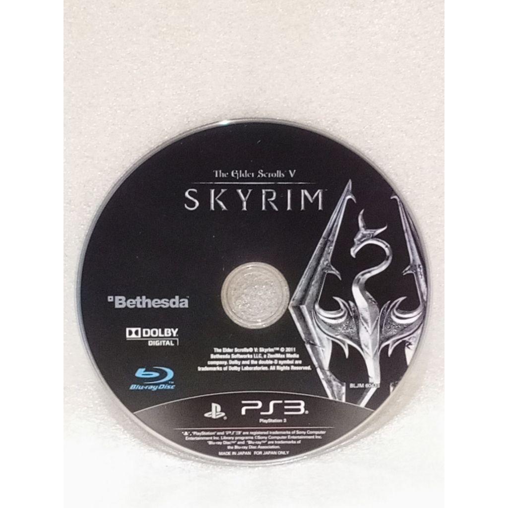 KASET PS 3 SECOND SKYRIM GLDER SCROLLS V