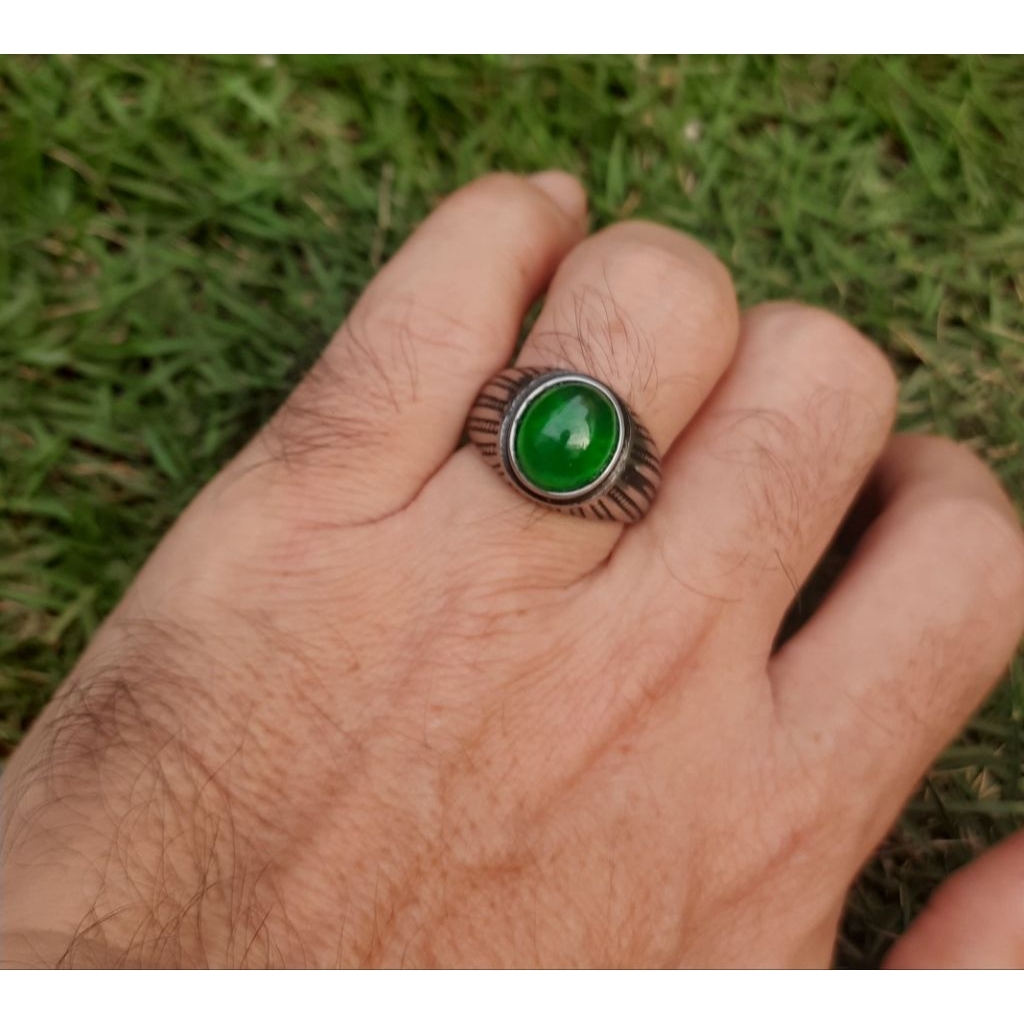 giok burma type C, ring titanium super