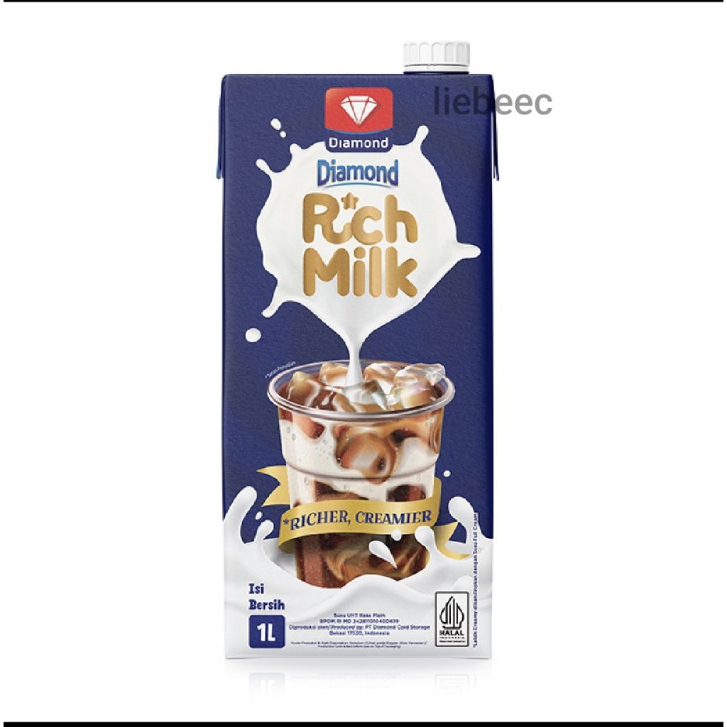 

SUSU UHT Diamond RICH MILK 1 KARTON / 1 DUS