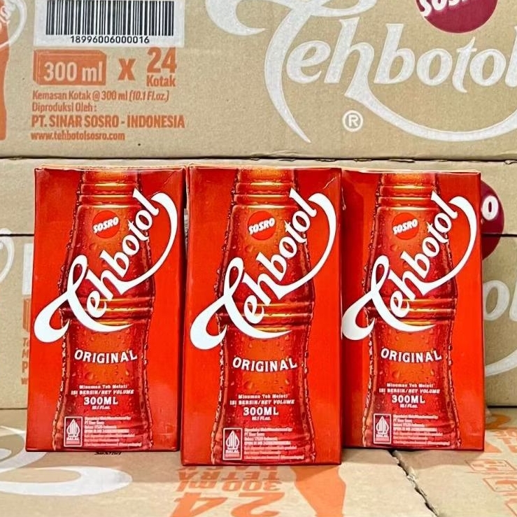 

(1 DUS) SOSRO TEH BOTOL KOTAK 300 ML ISI 24 PCS