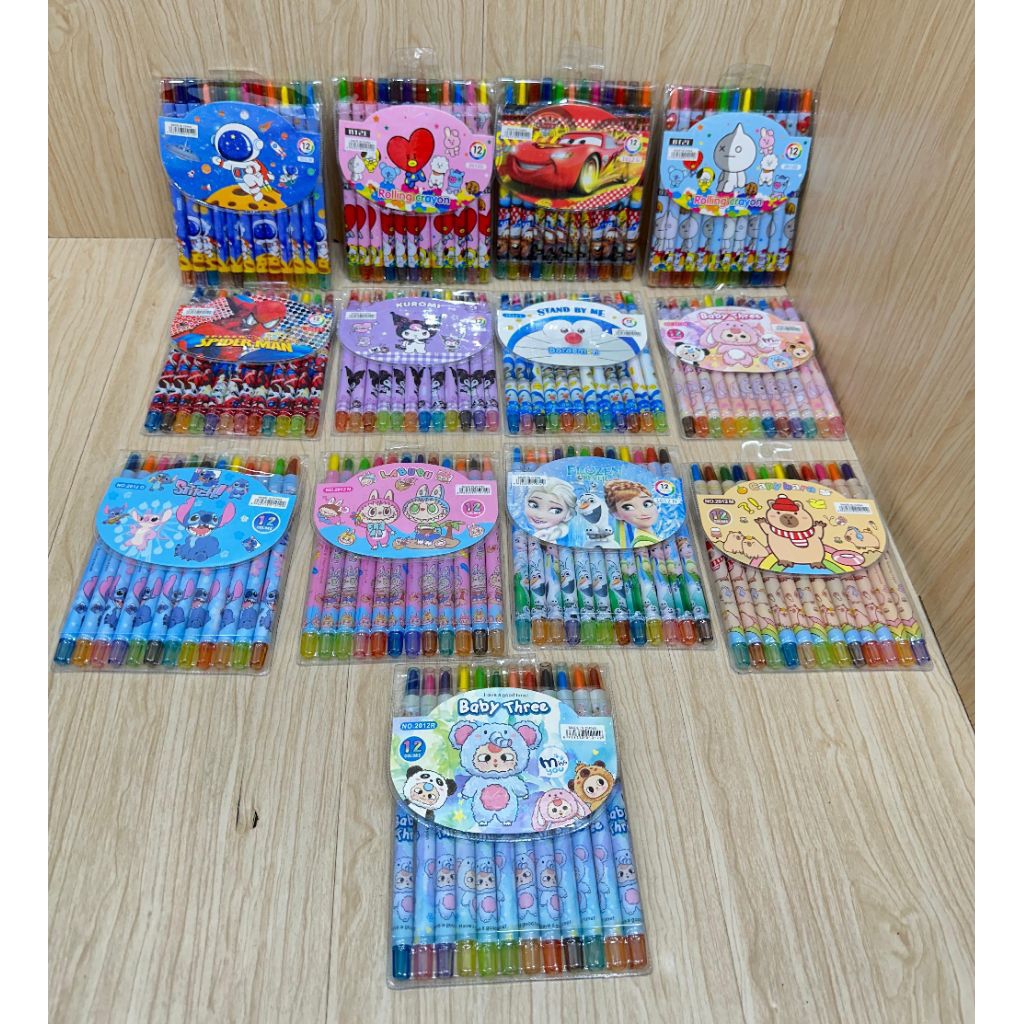 

Krayon Putar Panjang 12 Warna Crayon Putar Panjang 12 Warna Rolling Crayon Oil Pastel