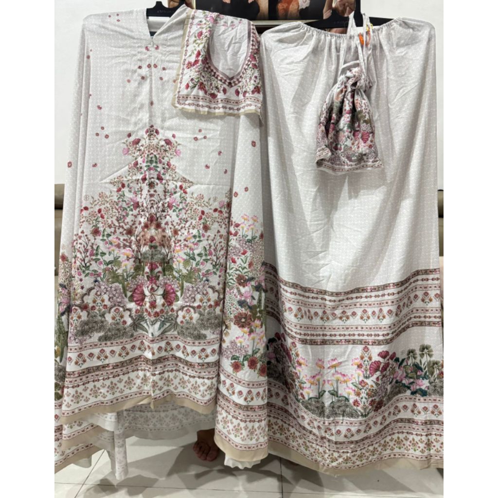 mukena Nada Puspita (NaPus Prayer Robe) NEW Mono Monogram An Nisa Annisa imperial Mughal Bonjour