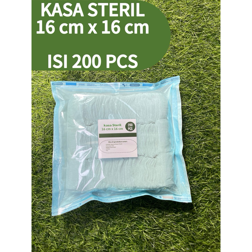 KASA STERIL isi 200 Pcs / Kasa Lipat / Kasa Gulung / Perban
