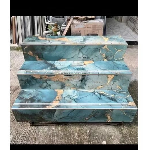 granit tangga 1 set pijakan dan dinding (  P 30x120 - D 20x120 ) ( P 30x100 - D 20x100 )