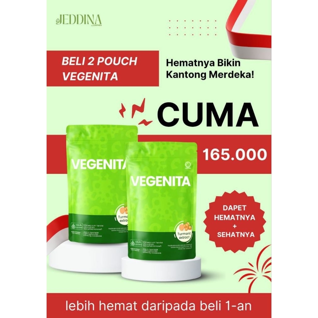 

1 paket Vegenita minuman kesehatan Bpom Original