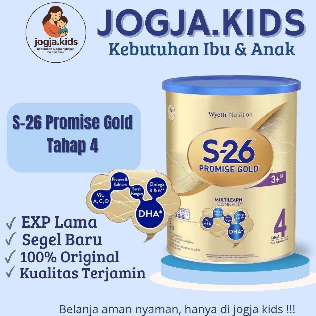 

LANGSUNG KIRIM - TERMURAH] S-26 Promisel Gold Tahap 4 ED 2027 1,6KG COD INSTAN TANPA PO