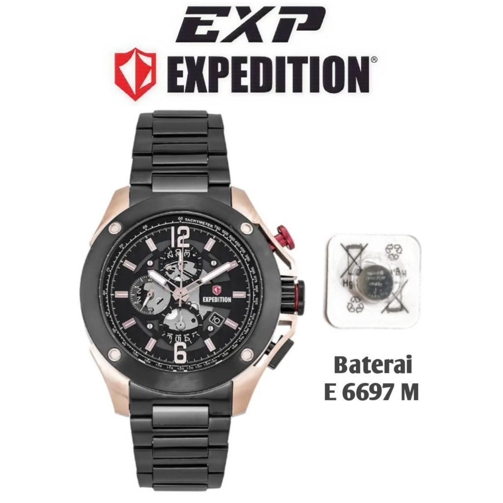 Baterai Original untuk Jam Tangan Expedition Type E 6697 M, E 6657 M