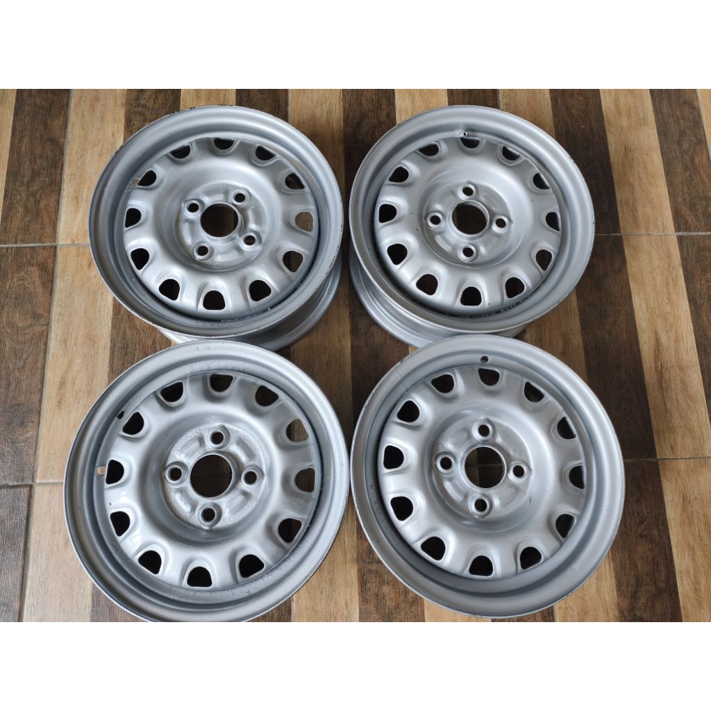 VELG KALENG SELBO R13 PCD 4x100 BEKAS cocok KARIMUN