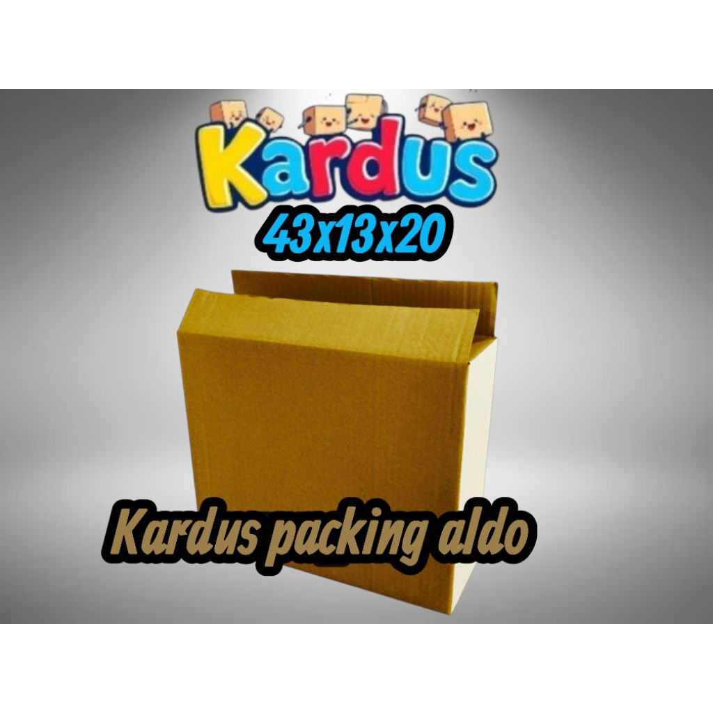 

kardus box packing 43x13x20