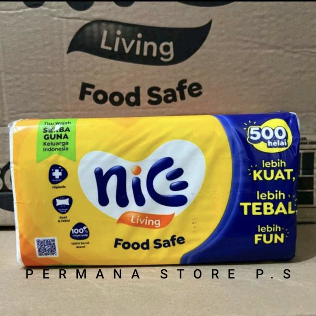 [1 PACK] TISSUE NICE FACIAL 500 HELAI 250 Sheet 2 Ply Tisu Tisue Tissu Wajah NICE 500 Kemasan Baru
