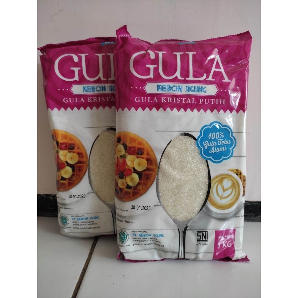 

GULA PASIR KBA KEMASAN 1KG