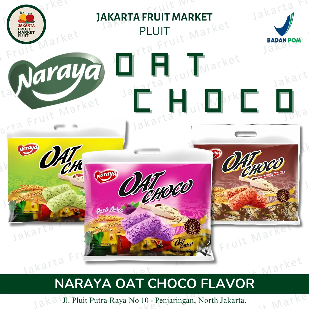 

Naraya Oat Choco Flavor - Pandan/Chocolate/Sweet Potato