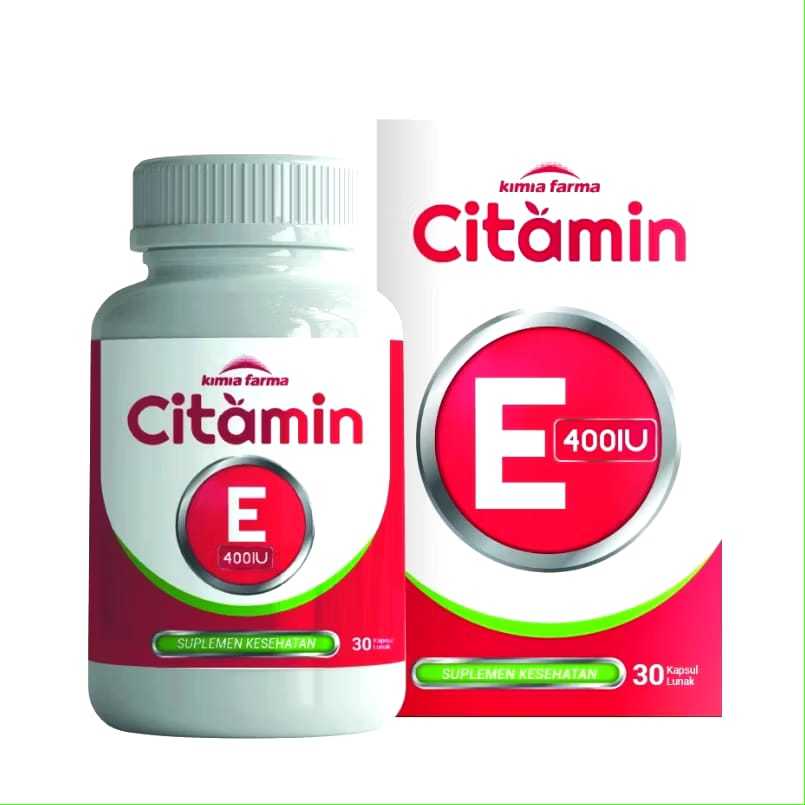 CITAMIN E 400 IU 30 KAPSUL I VITAMIN E 400 IU KIMIA FARMA
