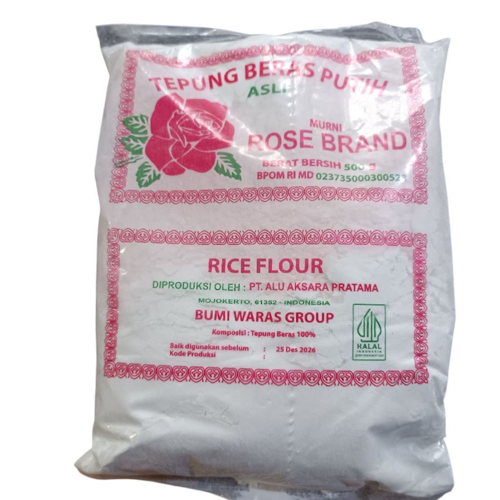 

Tepung Beras Putih Rose Brand 500gr Rice Flour