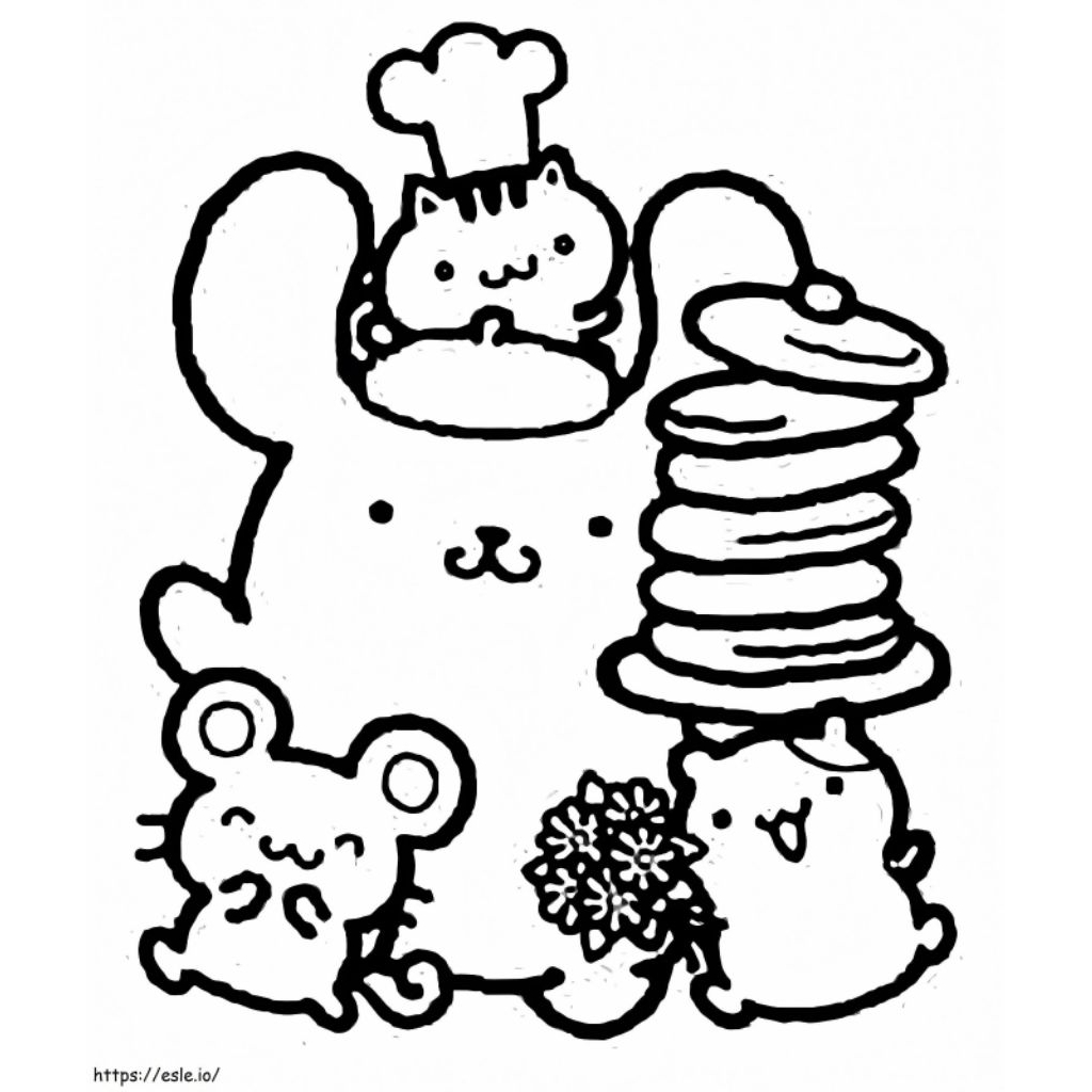 

Kertas mewarnai anak SANRIO mix ukuran A5 HVS isi 12 lembar