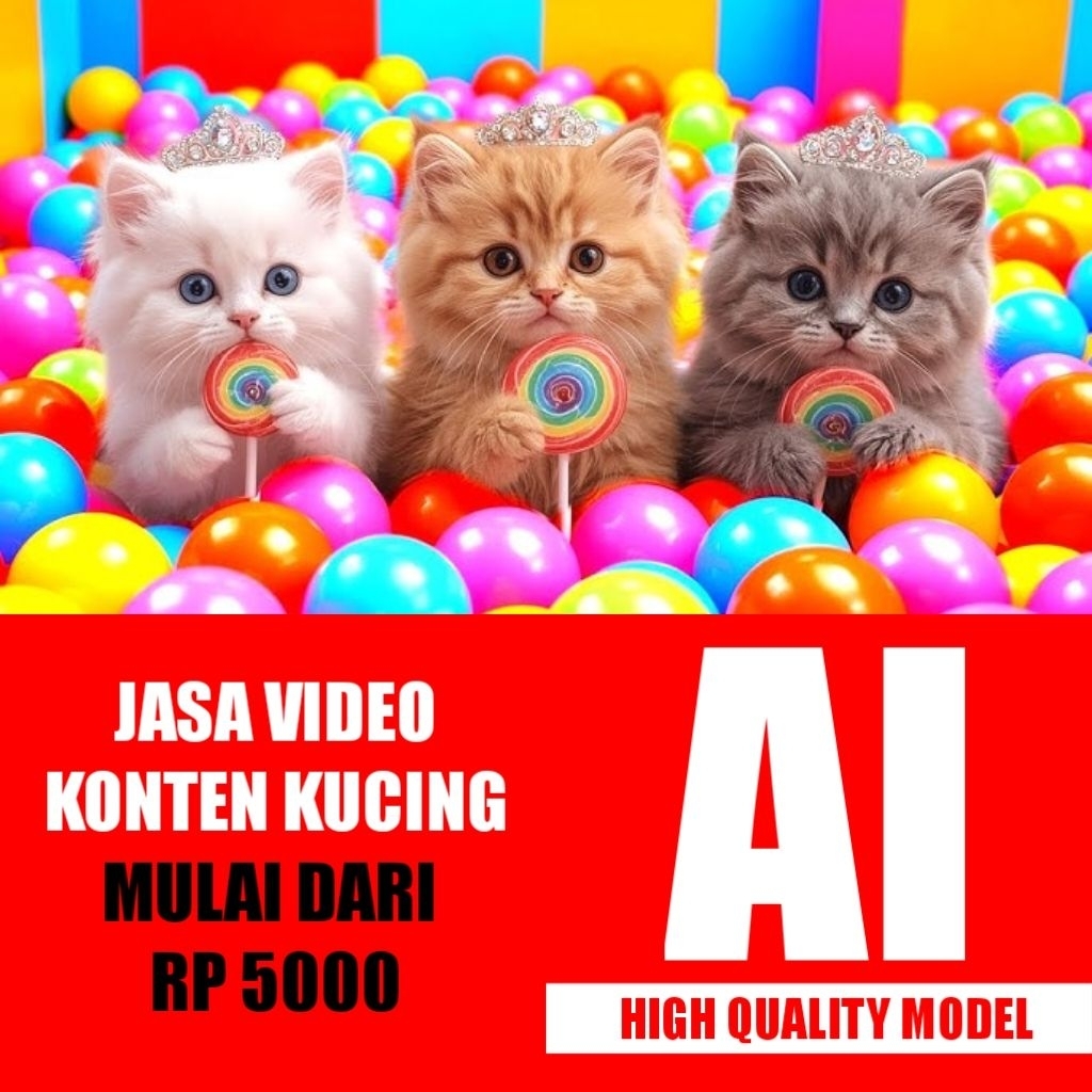 Jasa Video Kucing Viral (ASMR, Shorts & Reels) — Edit Profesional, 5 Video Shorts Basic ASMR Rp5.000