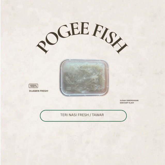 

Pogeefish Teri Nasi Fresh / Tawar 210-230gr