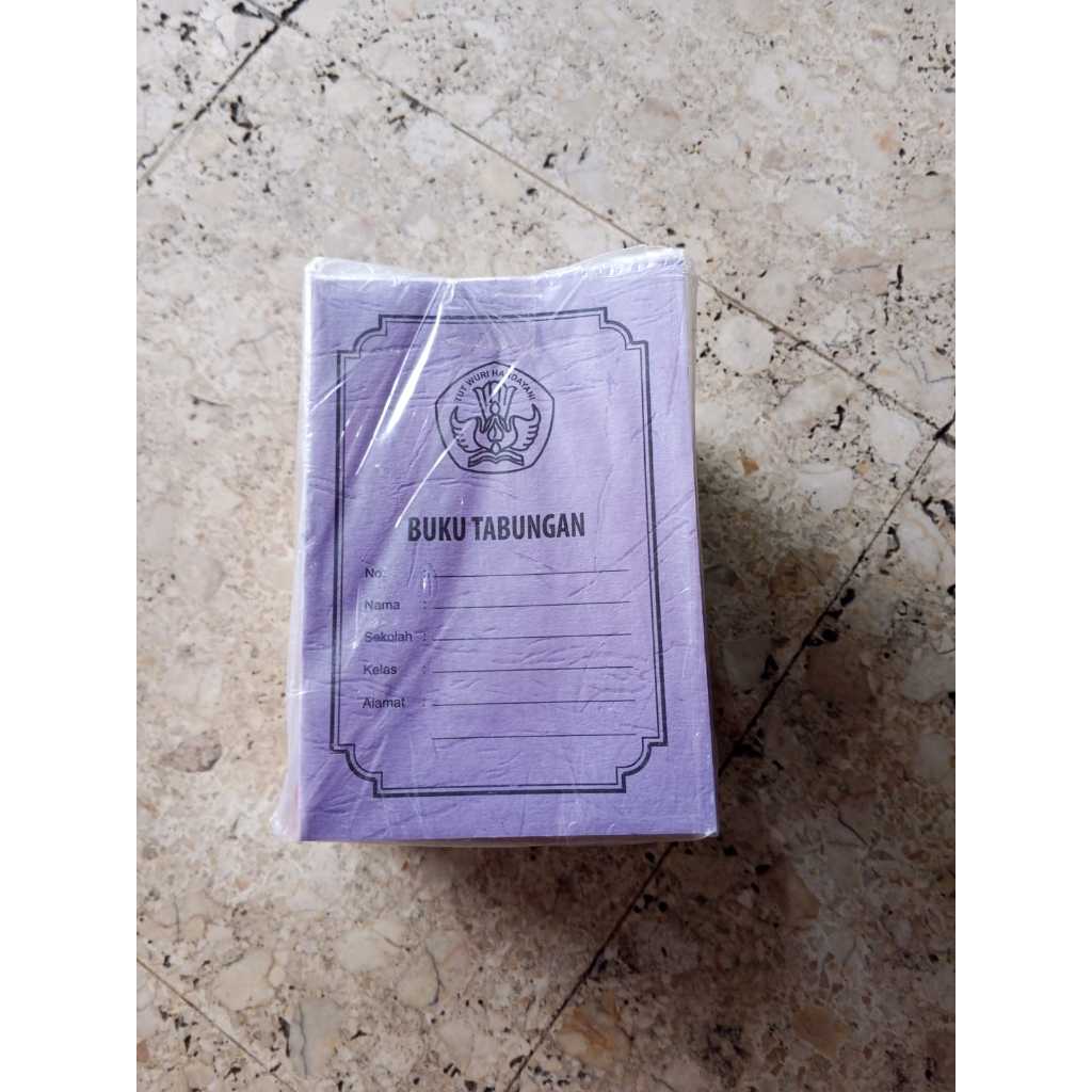 

Buku Tabungan Murah/Buku Tabungan Sekolah Pancasila Murah 12 Halaman (MURAH)