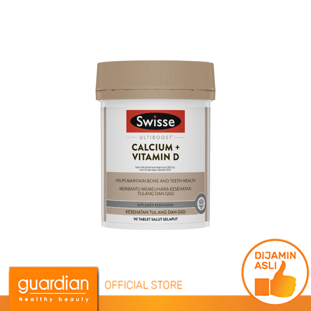 SWISSE Australia Ultiboost Calcium Vitamin D 90 Tablets