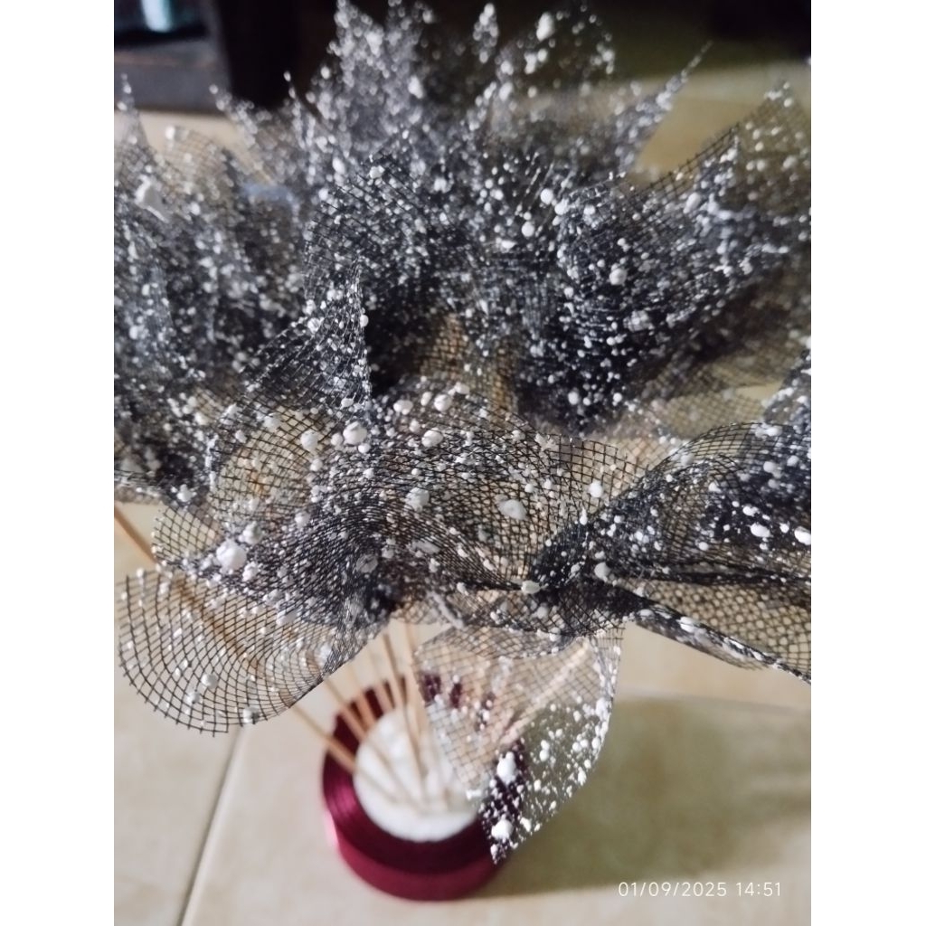 

Tile salju buket/tile salju + tusuk siap pakai